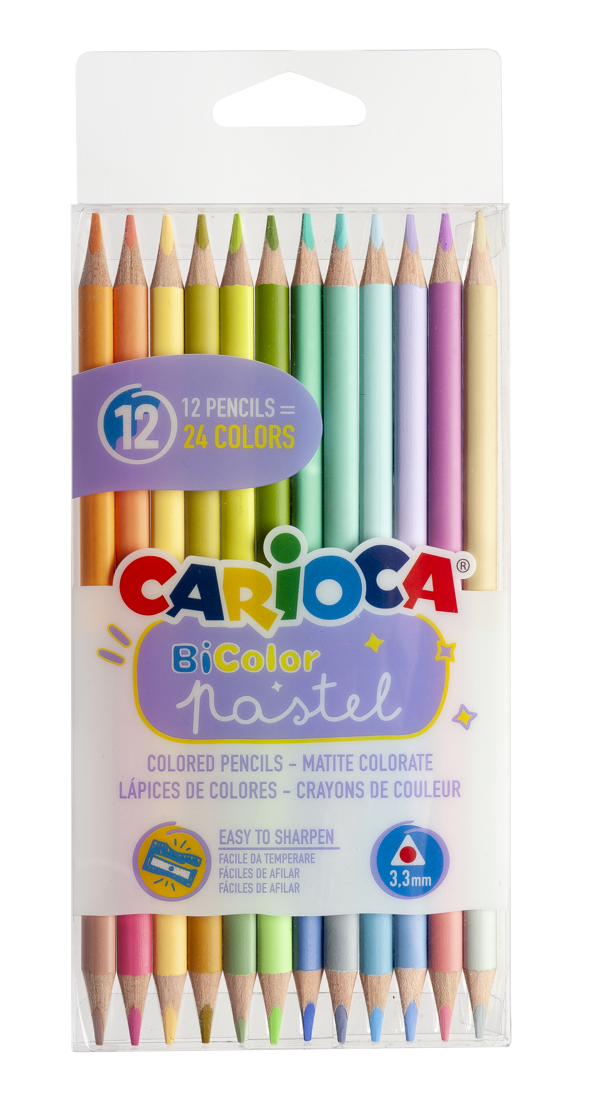 Pastel BiColor Pencils